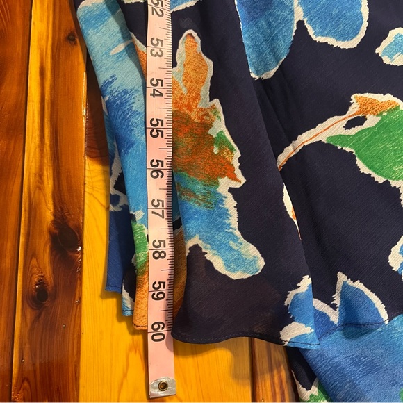 Lauren Ralph Lauren One Shoulder Floral Georgette Maxi Gown Women’s Size 8 - Picture 12 of 15